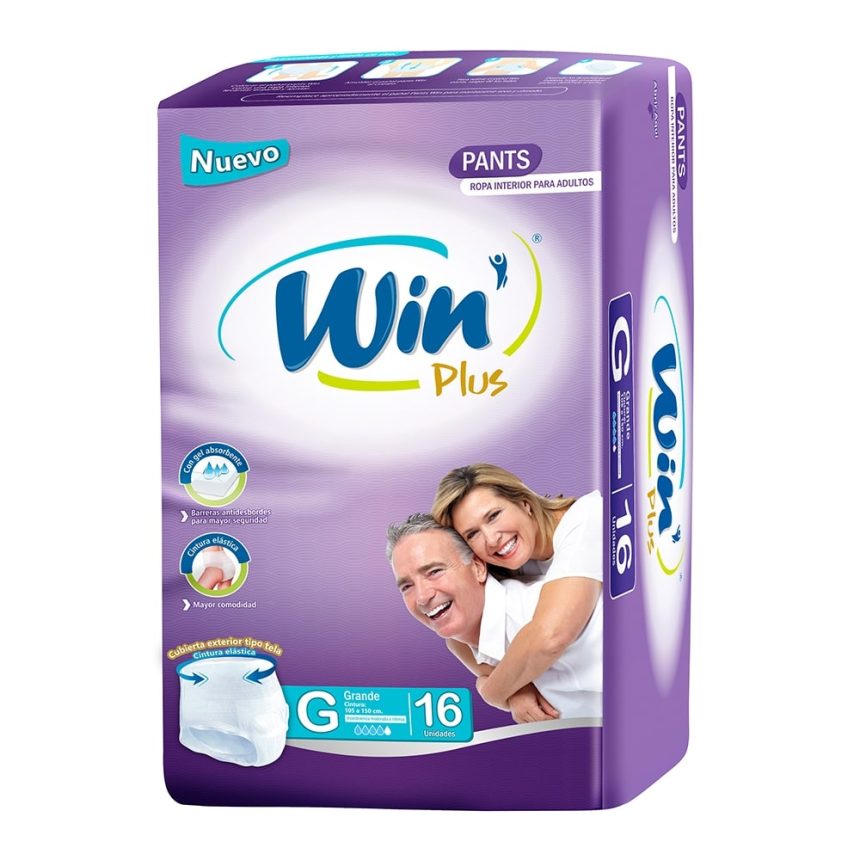 Win Plus Pants Adulto Talla G 16 Unidades – Farmacia ALI