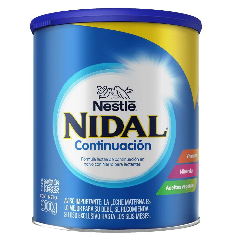 260825-nidal-alimento-en-polvo-800-gr Leche Nidal Continuación 800g - Image 1